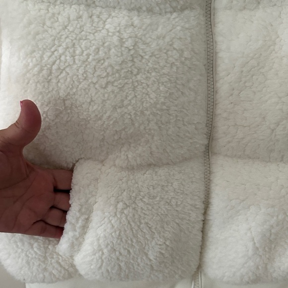 New! Planet Heart Off White Faux Fur Vest sz XL - Picture 8 of 12